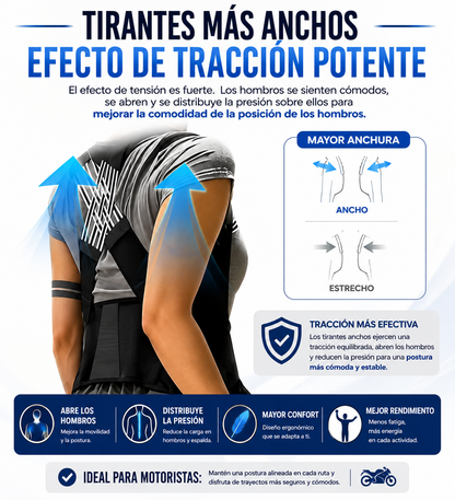 Corrector de postura para pilotos
