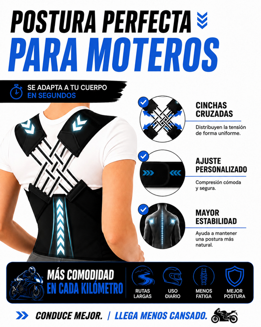 Corrector de postura para pilotos